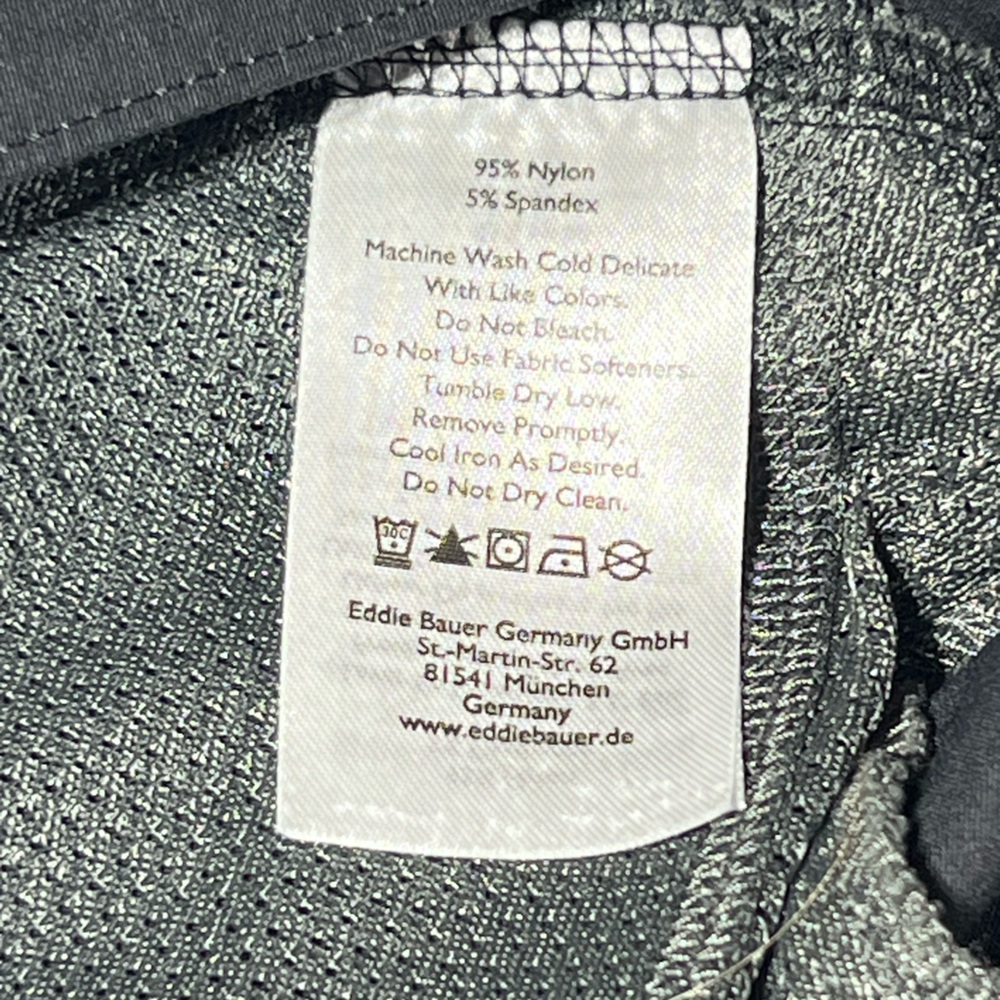 Women’s Eddie Bauer Black nylon pants size 14 - Picture 8 of 9
